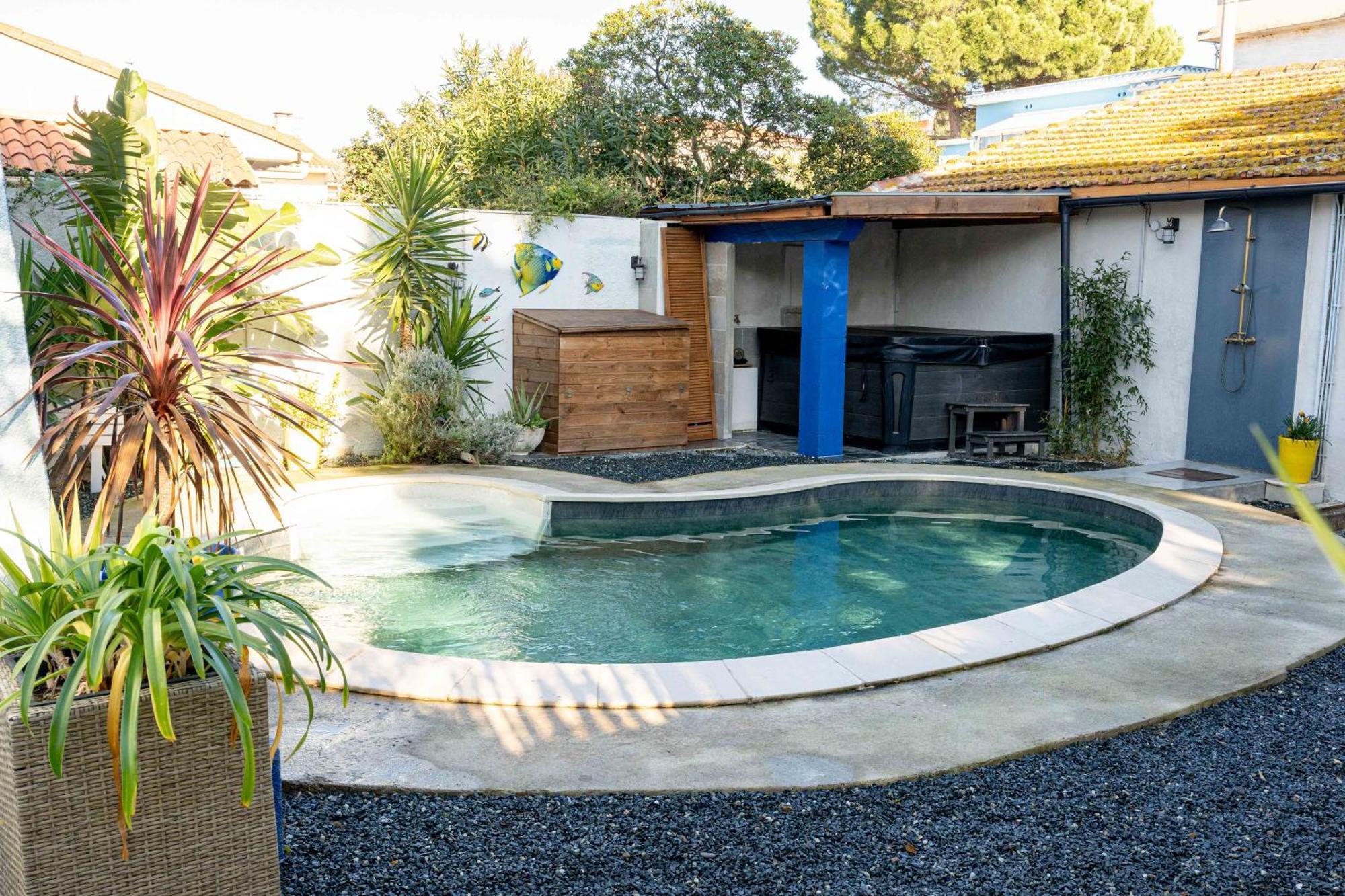 Appartement Avec Piscine Et Jacuzzi A 50Metres De La Plage Et 5Min De L'Allee Des Pins Argelès-sur-Mer Extérieur photo